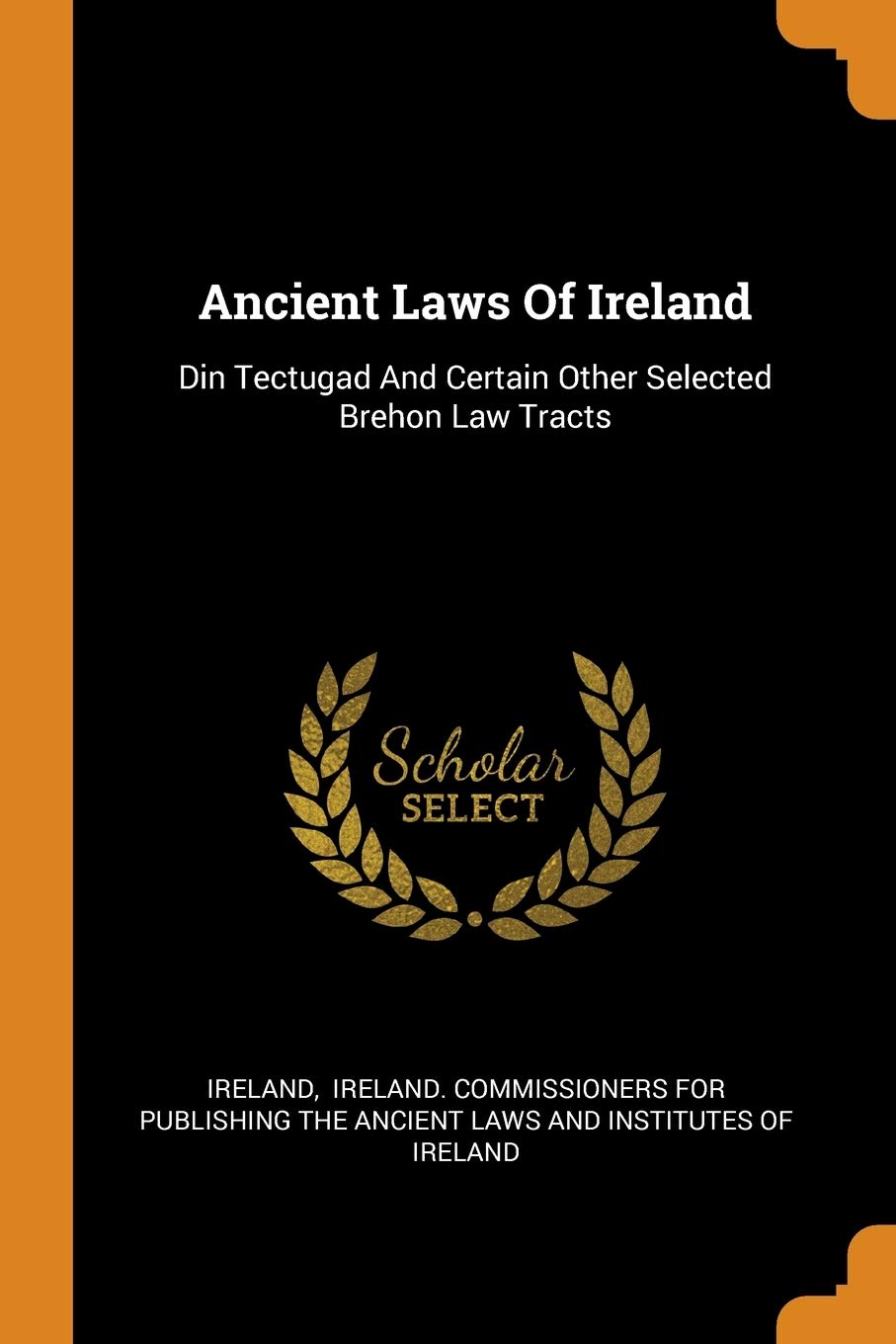 Ancient Laws Of Ireland: Din Tectugad And Certain Other Selected Brehon Law Tracts Politics & History