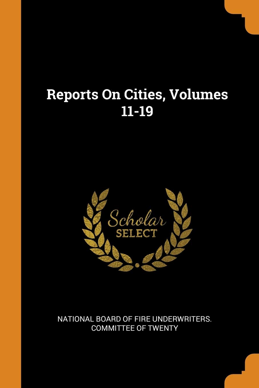 Reports On Cities, Volumes 11-19 Politics & History