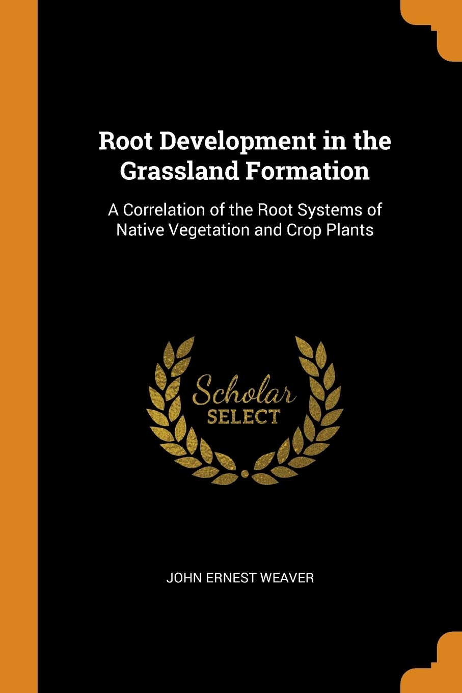 Root Development in the Grassland Formation: A Correlation of the Root Systems of Native Vegetation and Crop Plants Mathematics