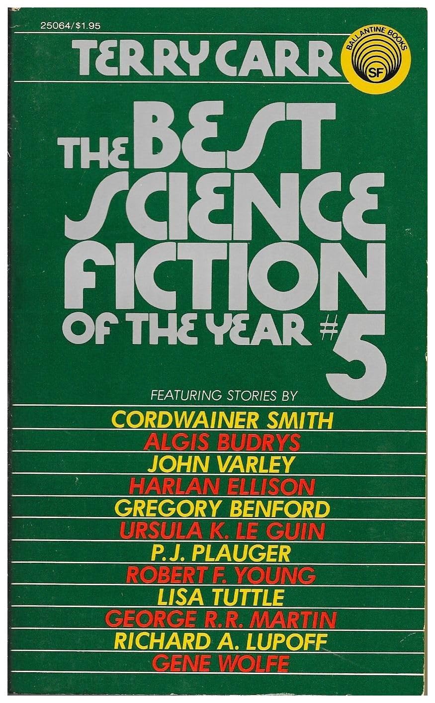 The Best Science Fiction of the Year, No 5 book