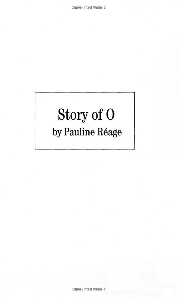 Story of O Contemporary literature