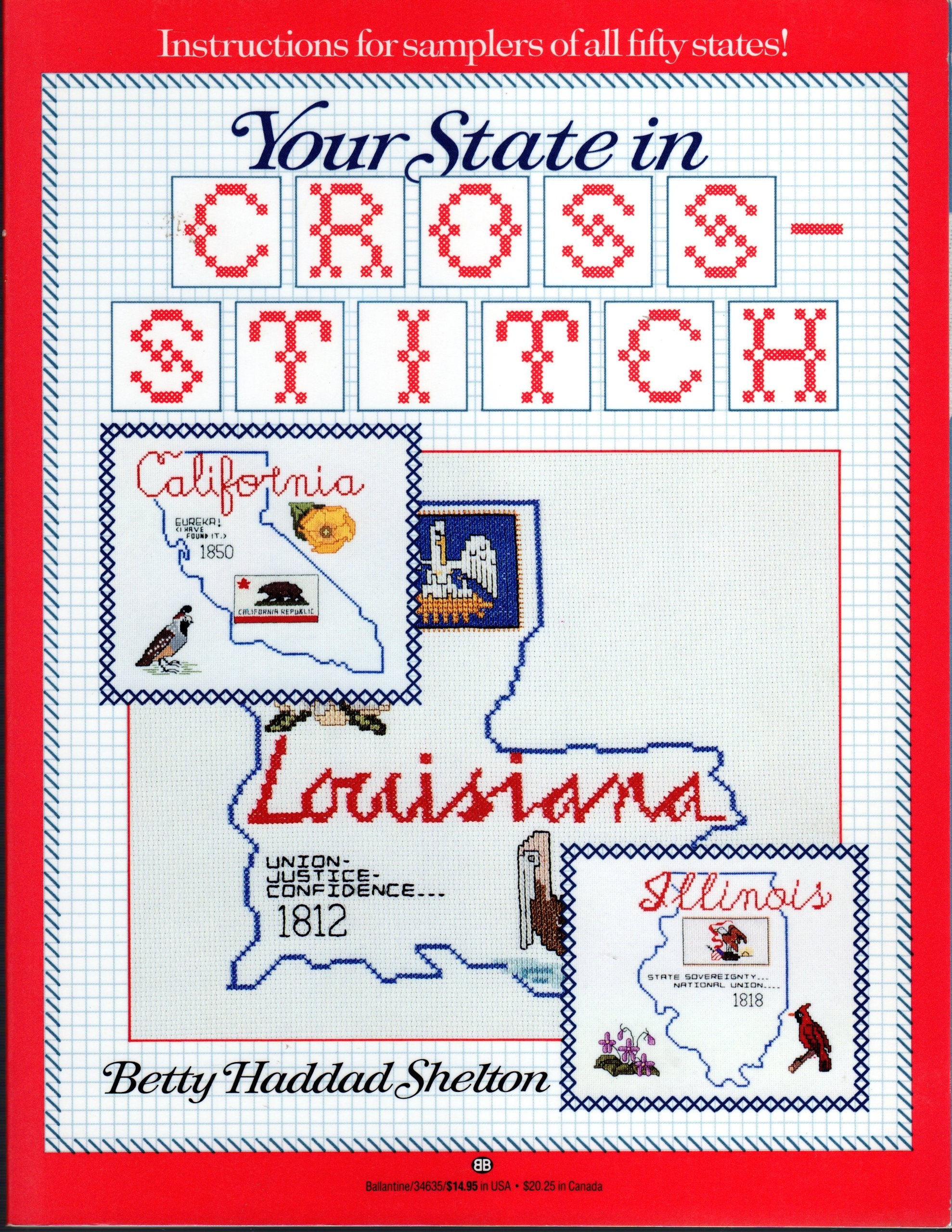 Your State in Cross-Stitch Hobbies & Crafts