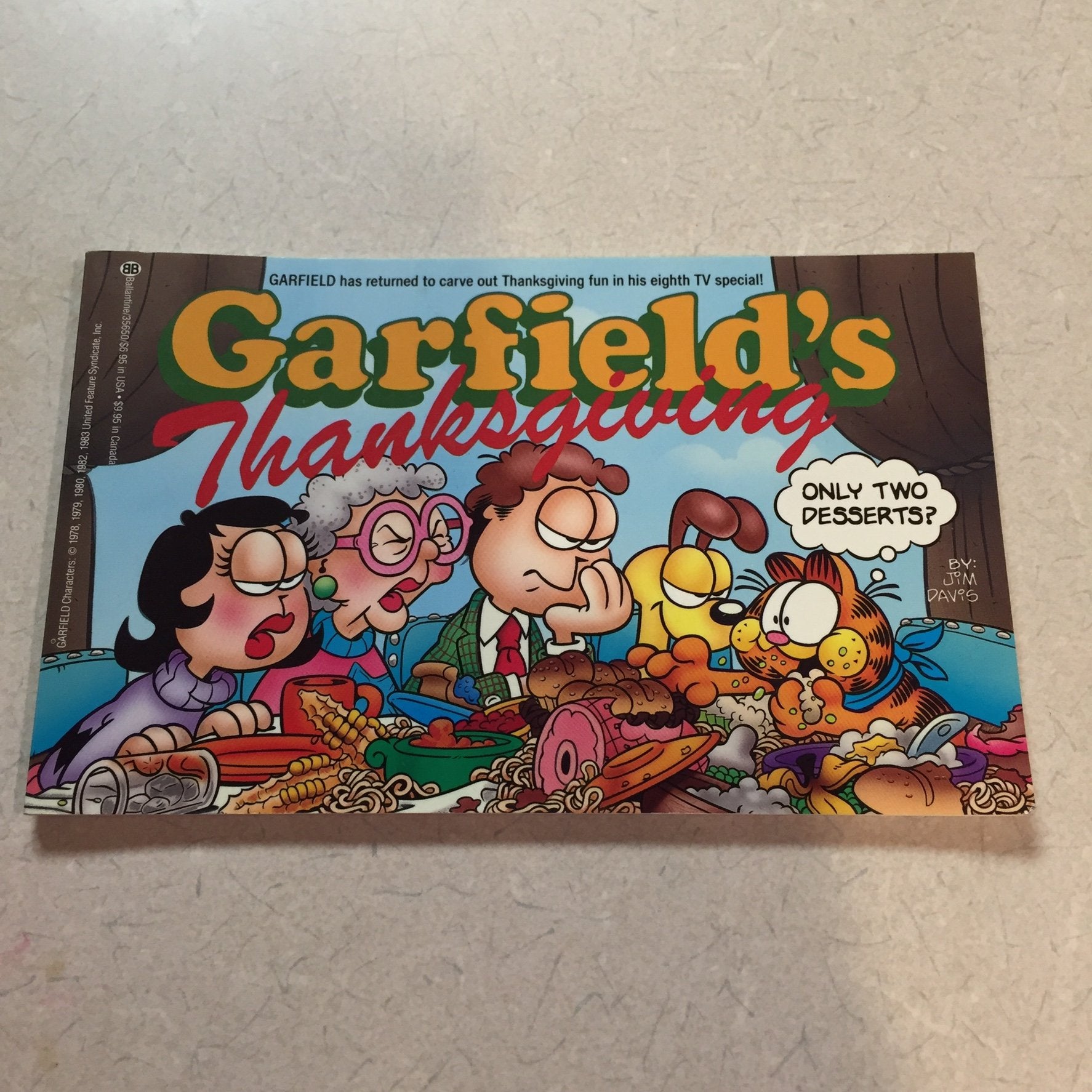 Garfield's Thanksgiving Cartoons