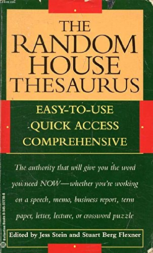 The Random House Thesaurus Books