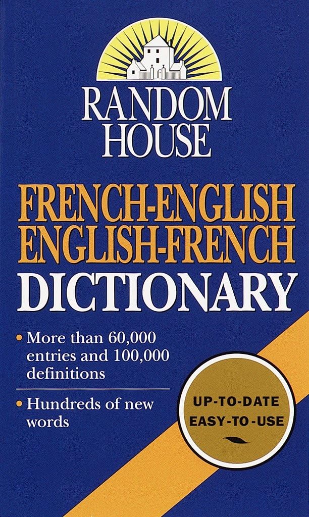 Random House French-English English-French Dictionary book