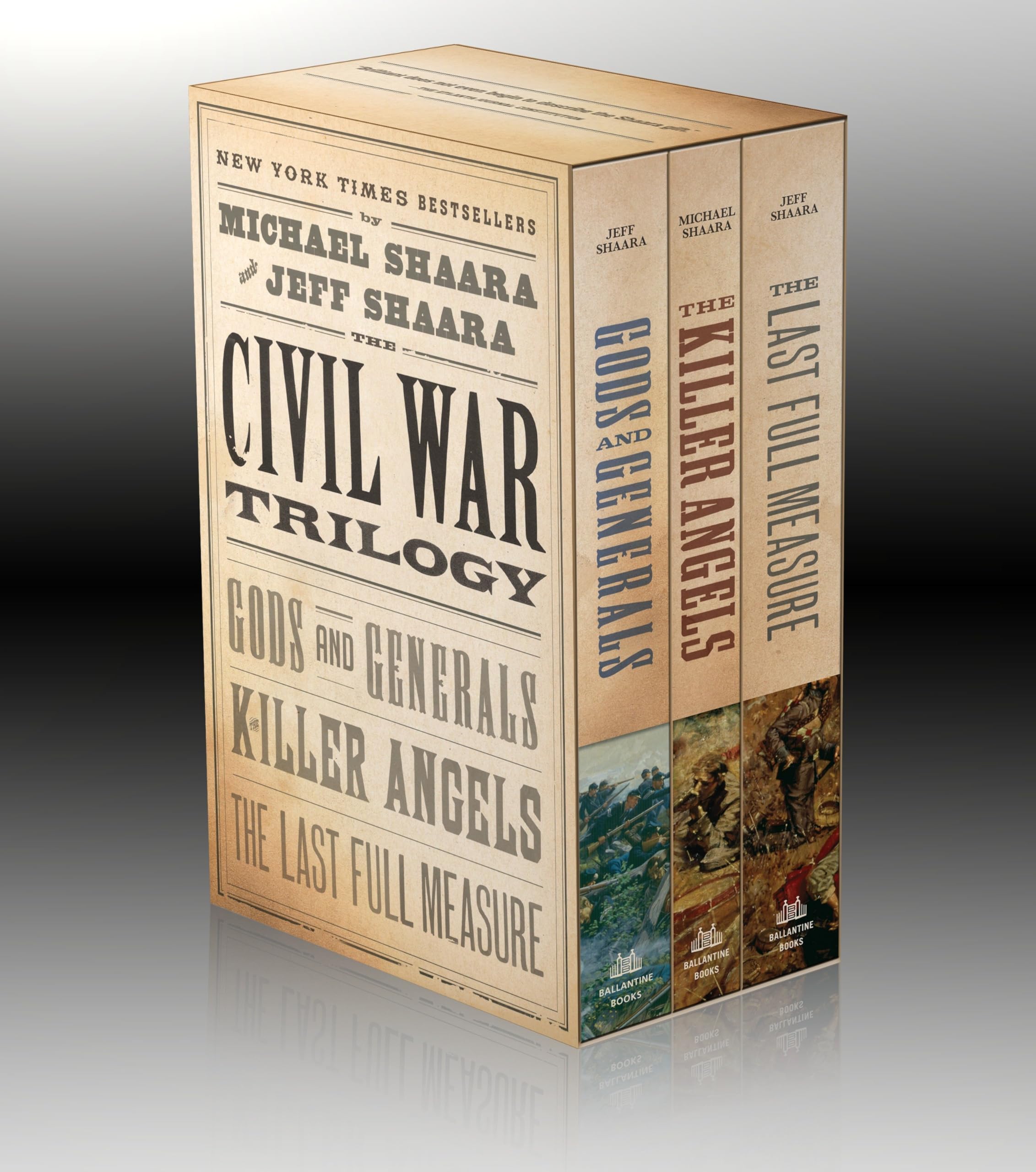 The Civil War Trilogy 3-Book Boxset (Gods and Generals, The Killer Angels, and The Last Full Measure): Gods and Generals/the Killer Angels/the Last Full Measure Action & Adventure