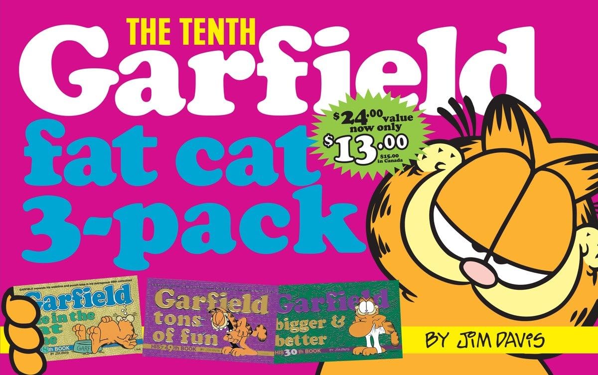 Garfield Fat Cat 3-Pack #10: Contains: Garfield Life in the Fat Lane (#28); Garfield Tons of Fun (#29); Garfield Bigger and Better (#30)) Humour & Satire
