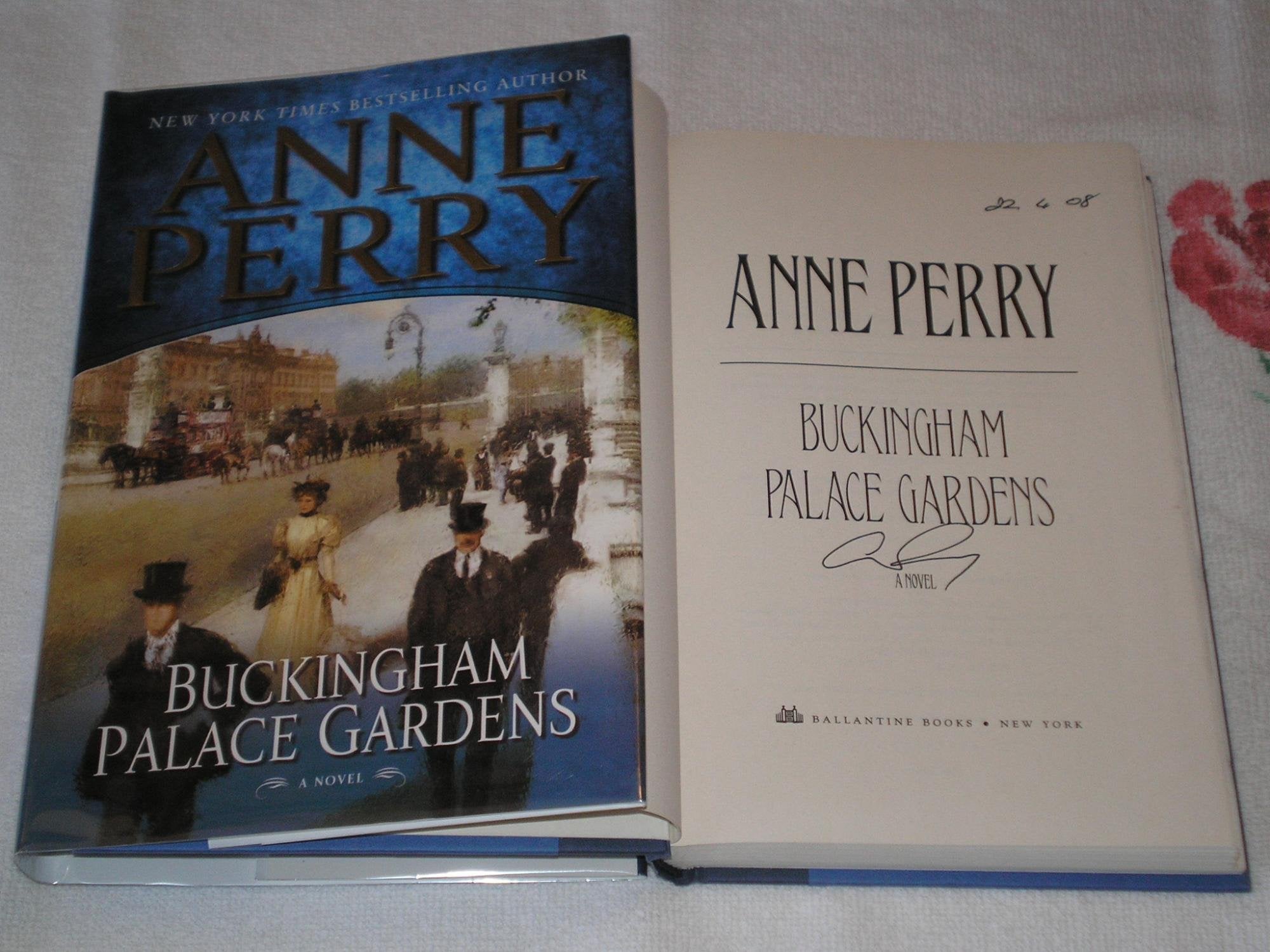 Buckingham Palace Gardens: A Novel (Charlotte and Thomas Pitt Novels) Rough Cut Historical Fiction