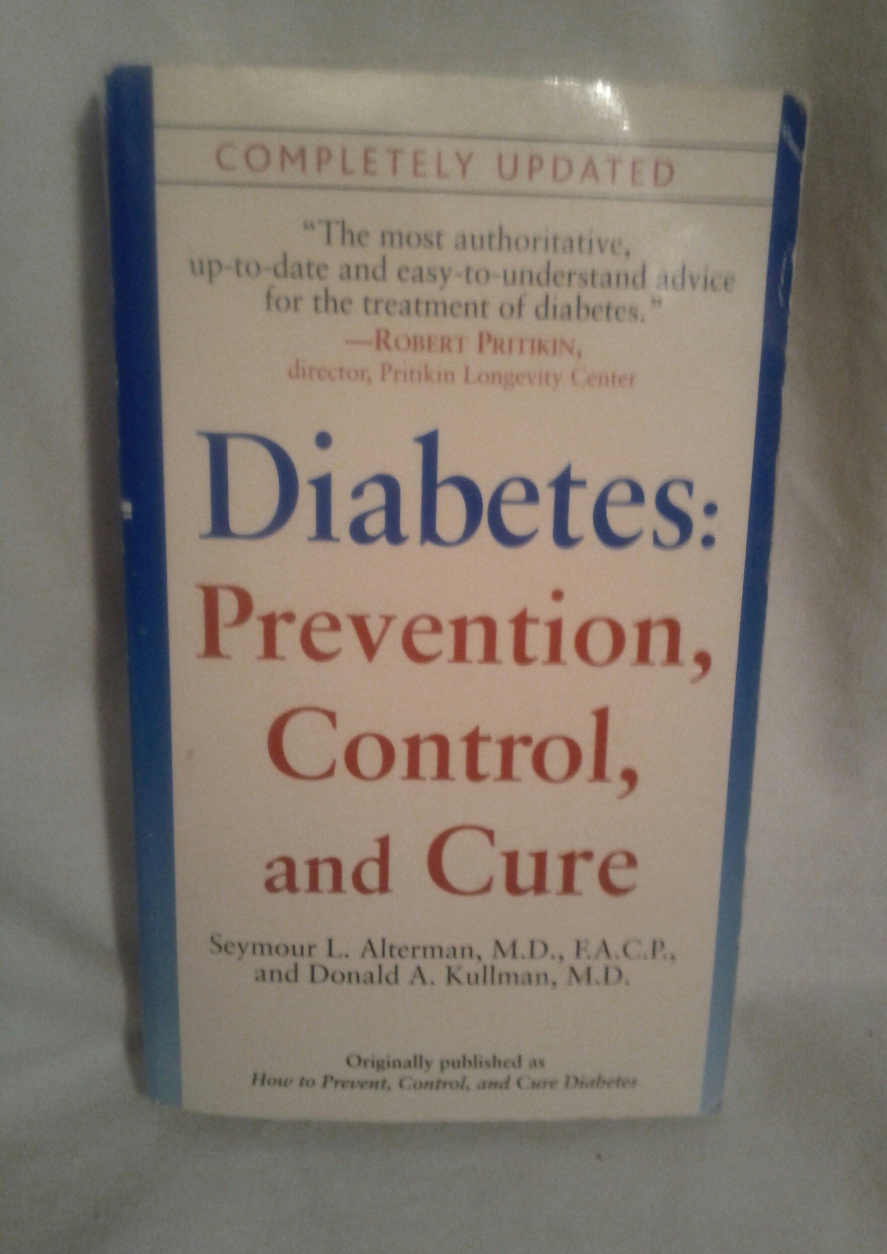 Diabetes: Prevention, Control, and Cure Medicine