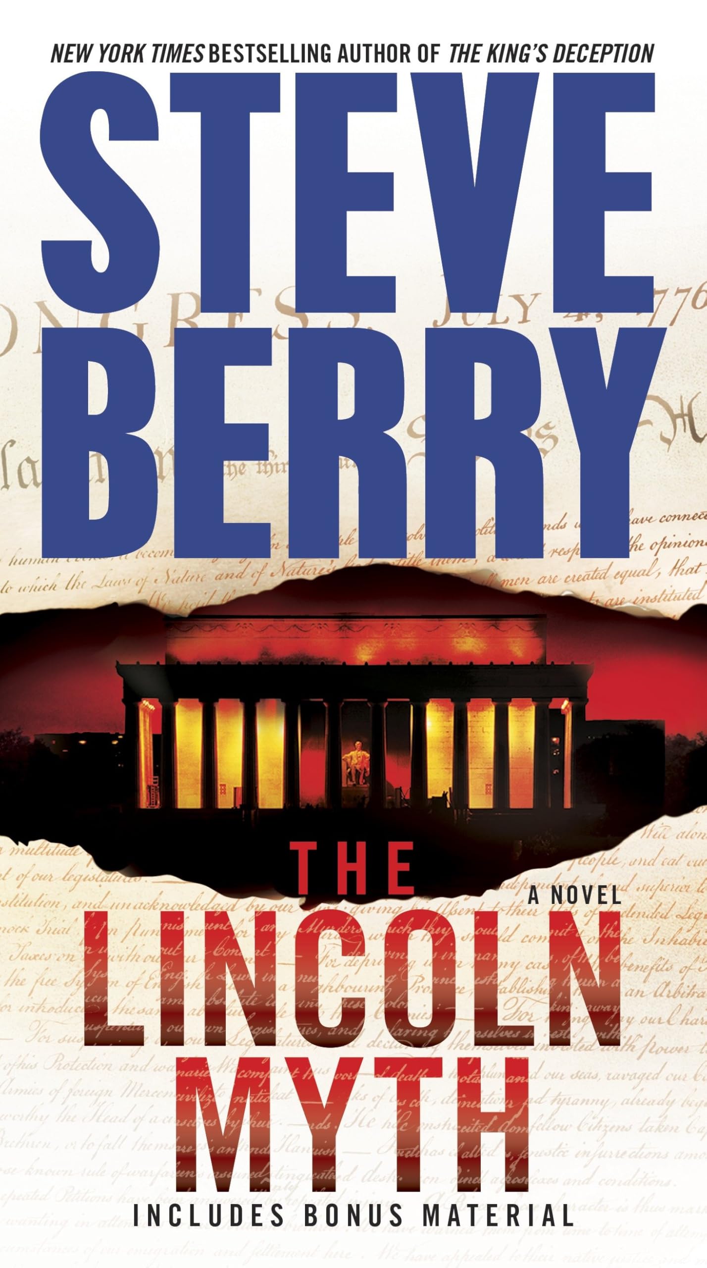 The Lincoln Myth: A Novel (Cotton Malone, Band 9) Action & Adventure