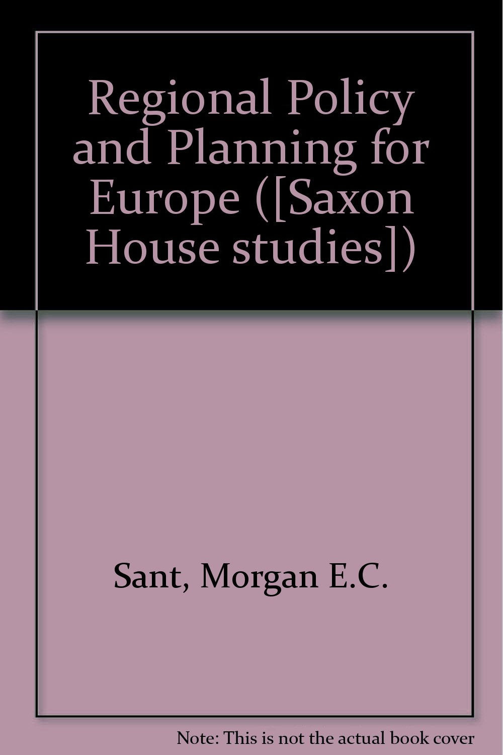 Regional Policy and Planning for Europe Business, Finance & Career