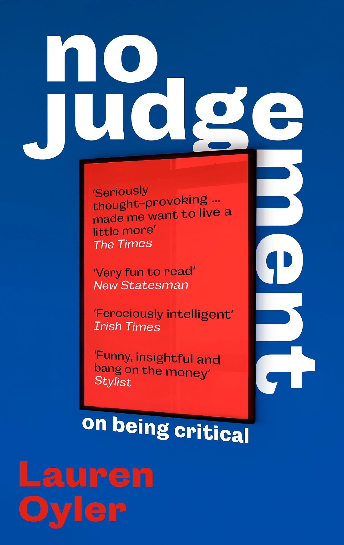No Judgement Philosophy Books