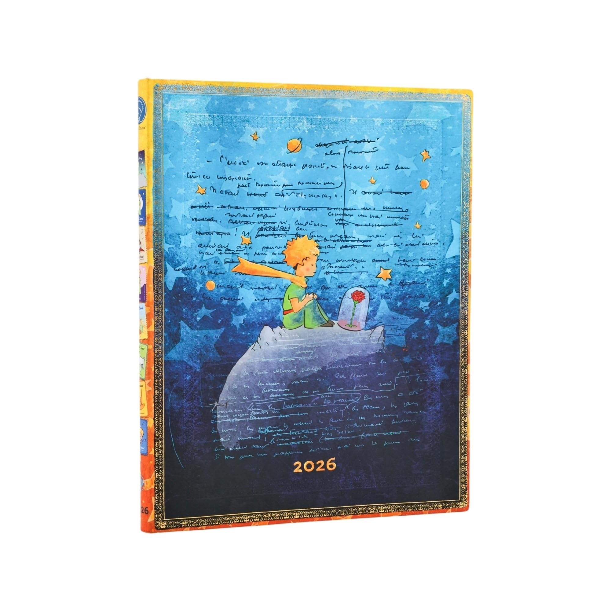 2026 Saint-Exupéry, The Little Prince (Embellished Manuscripts Collection) Ultra 12-month Vertical Softcover Flexi Dayplanner 2026 (Elastic Band Closure) book