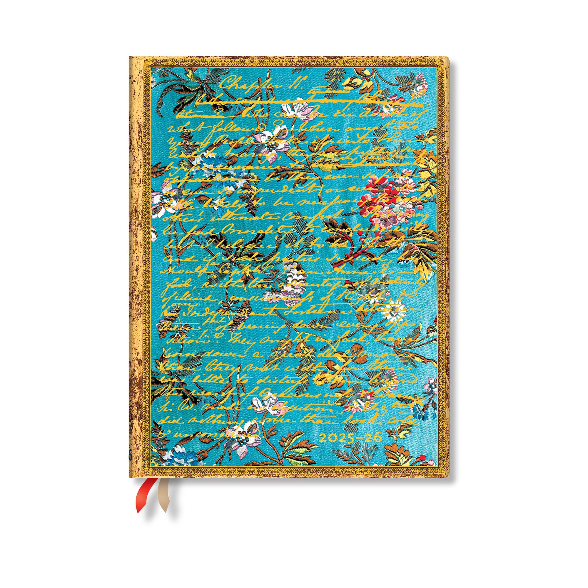 Paperblanks | 2025–2026 Jane Austen, Persuasion | Embellished Manuscripts Collection | 18-Month Planner Flexis | Ultra | Vertical | Elastic Band | 224 Pg | 80 GSM Essays & Short Stories