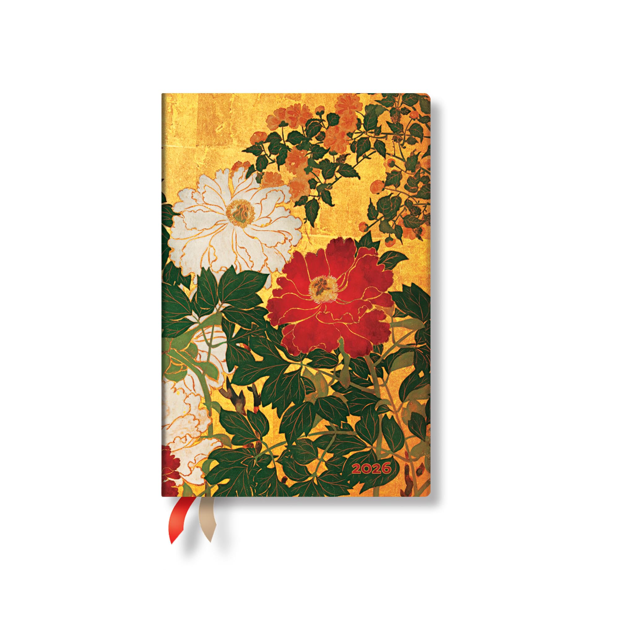 Paperblanks | 2026 Natsu | Rinpa Florals | 12-Month Planner Flexis | Mini | Horizontal | Elastic Band | 176 Pg | 100 GSM Mathematics