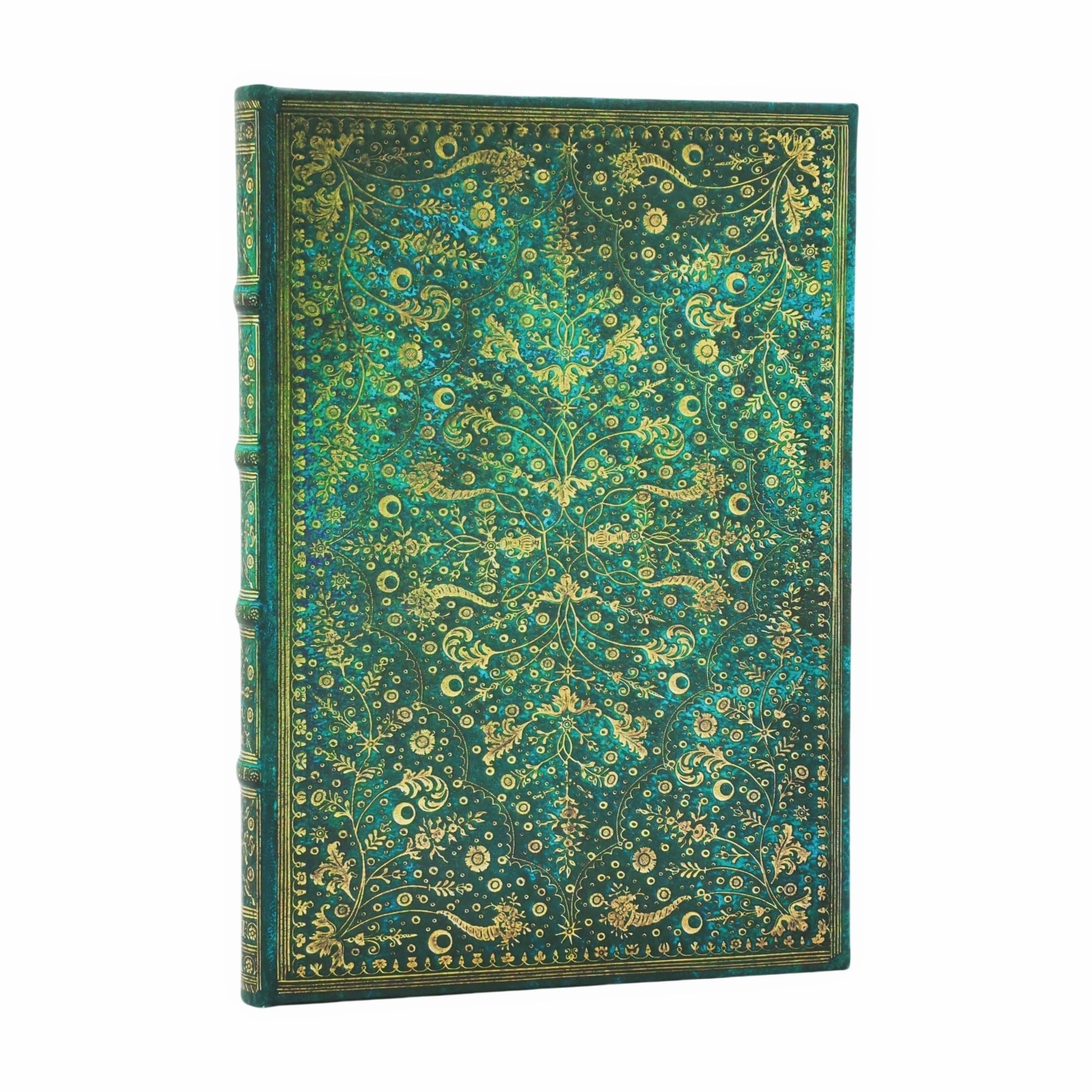 Paperblanks - Emerald Flower - Nature's Grace - Journal - Midi - Unlined - Clasp - 144 Pg - 120 Gsm Partnership & Love