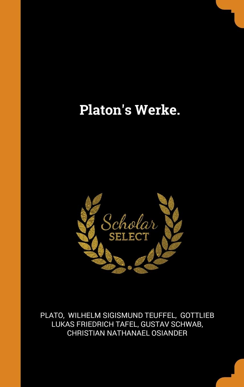 Platon's Werke. Politics & History