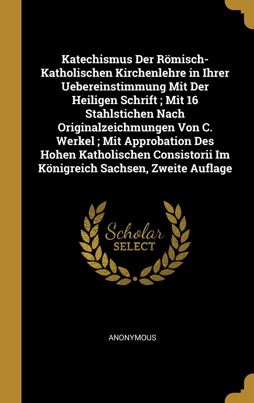 Katechismus Der Römisch-Katholischen Kirchenlehre in Ihrer Uebereinstimmung Mit Der Heiligen Schrift; Mit 16 Stahlstichen Nach Originalzeichmungen Von ... Im Königreich Sachsen, Zweite Auflage Religion & Esotericism