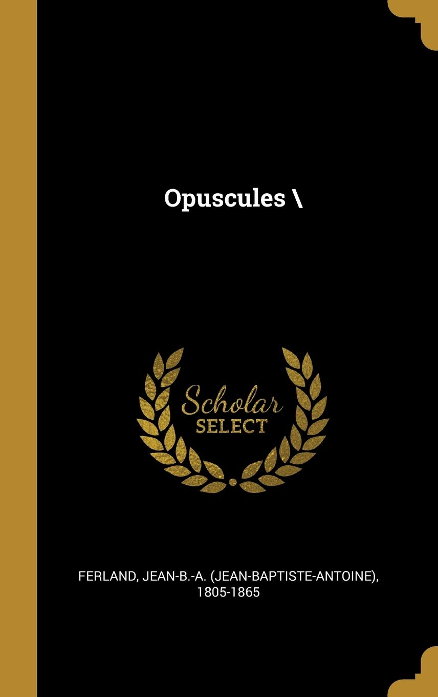 Opuscules \ book