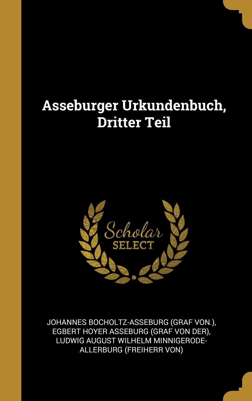 Asseburger Urkundenbuch, Dritter Teil Politics & History