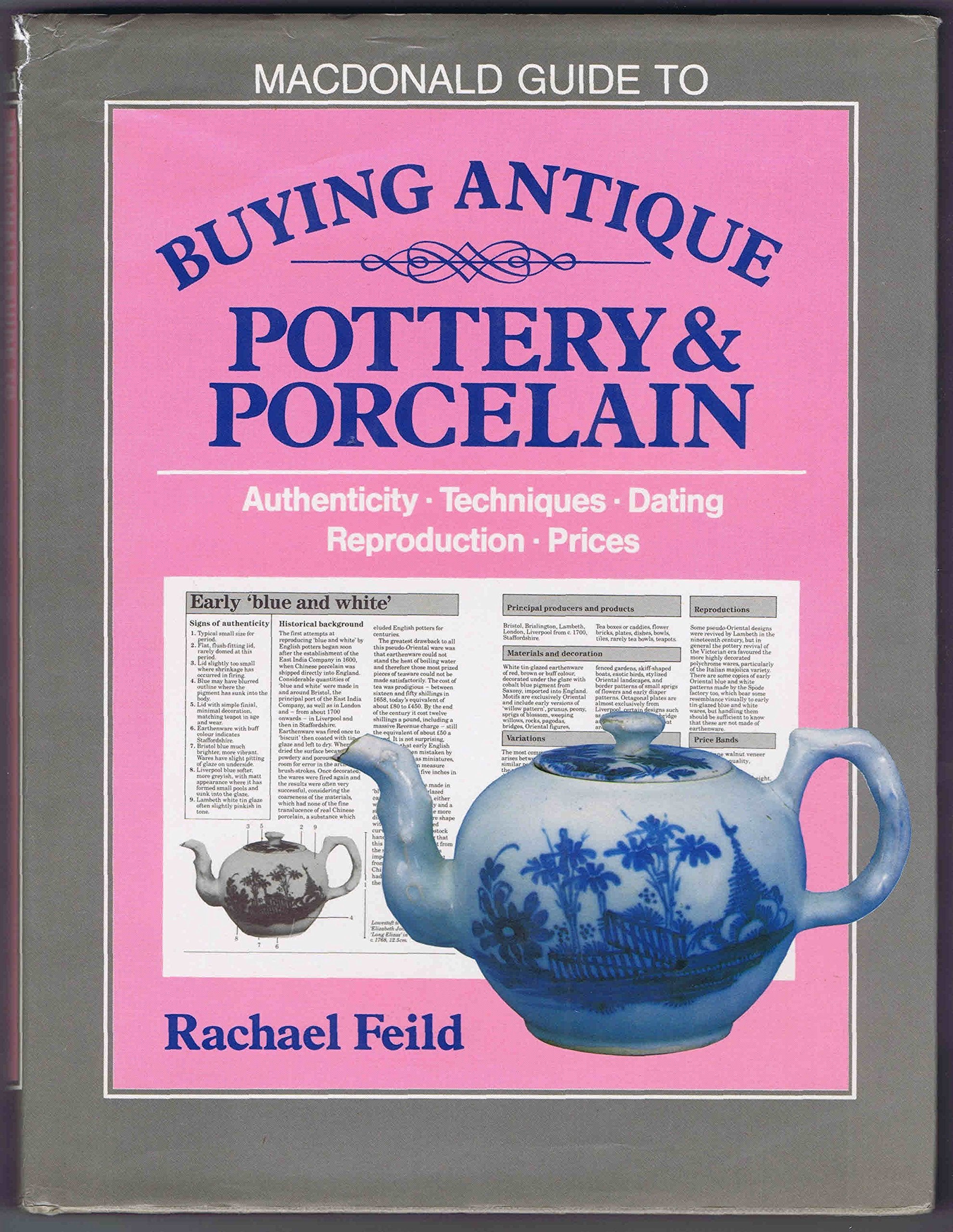 Macdonald Guide to Buying Antique Pottery and Porcelain book