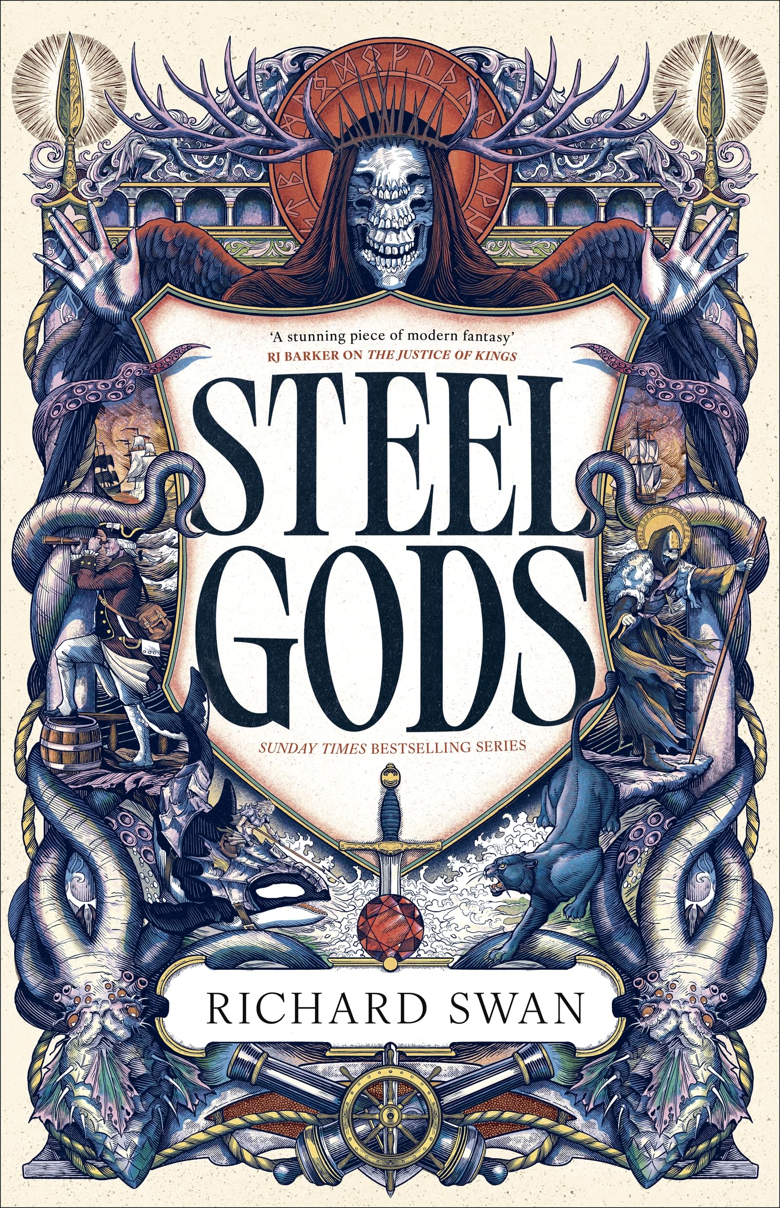 Steel Gods: the Sunday Times bestselling epic fantasy series of gunpowder, arcane powers and dark prophecy (Book Two of The Great Silence) Contemporary literature Books