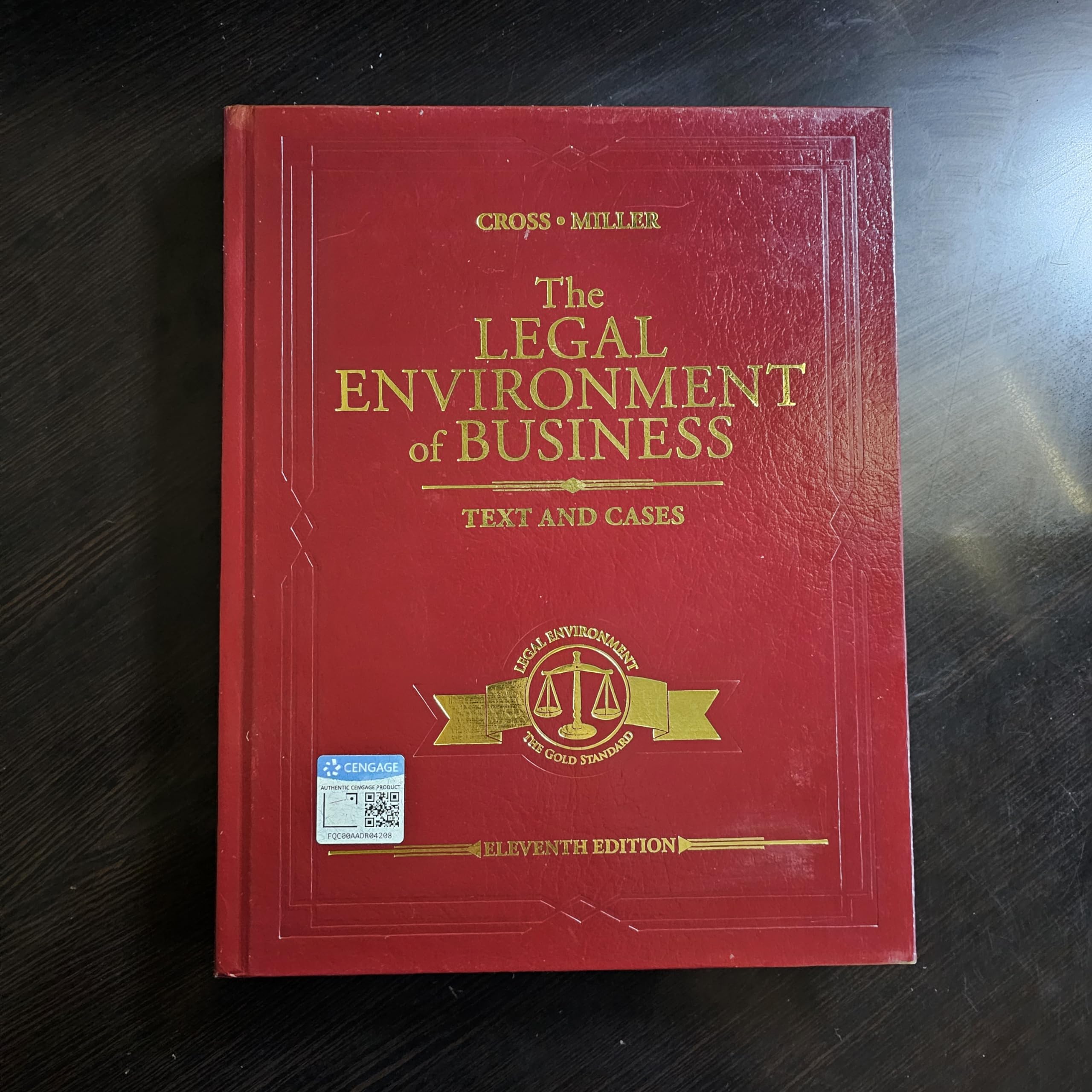 The Legal Environment of Business: Text and Cases (Mindtap Course List) Law