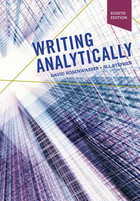 Product Image: Writing Analytically (with APA 2019 Update Card)