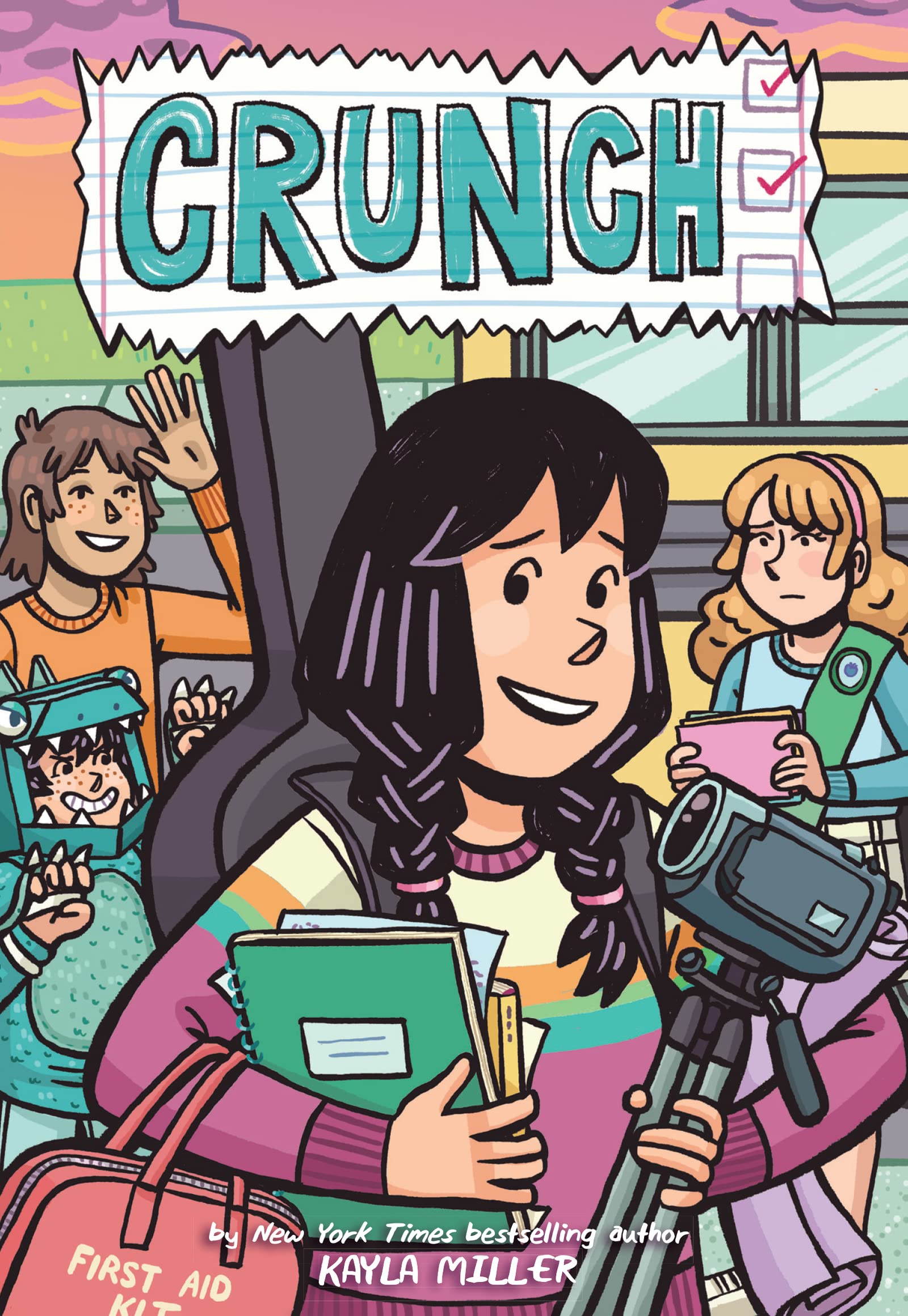 Crunch: Click Graphic Novel #5 by Kayla Miller About Time Management, Balance, and Asking for Help book