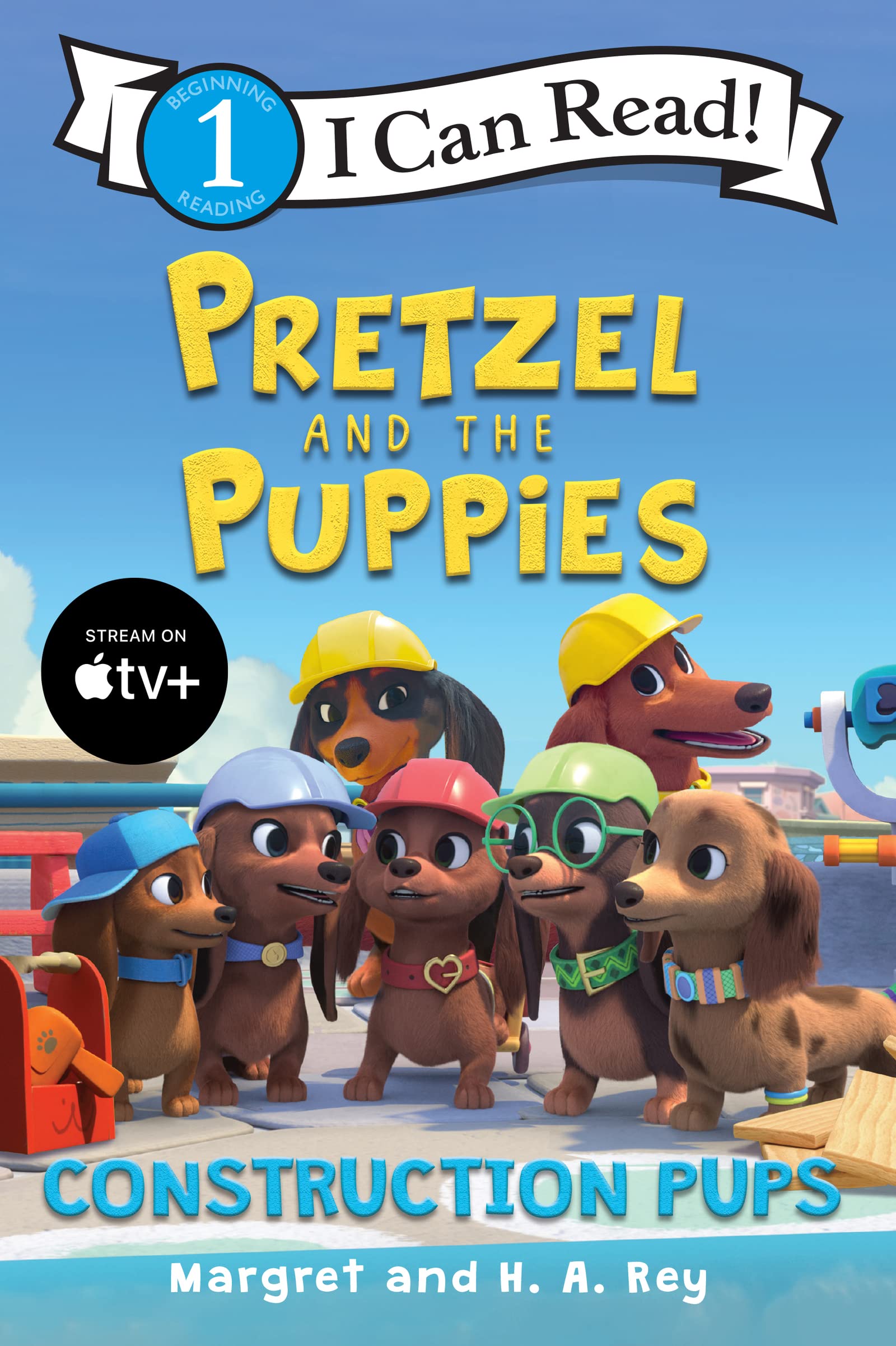 Pretzel and the Puppies: Construction Pups (I Can Read Level 1, Band 2) Non-fiction