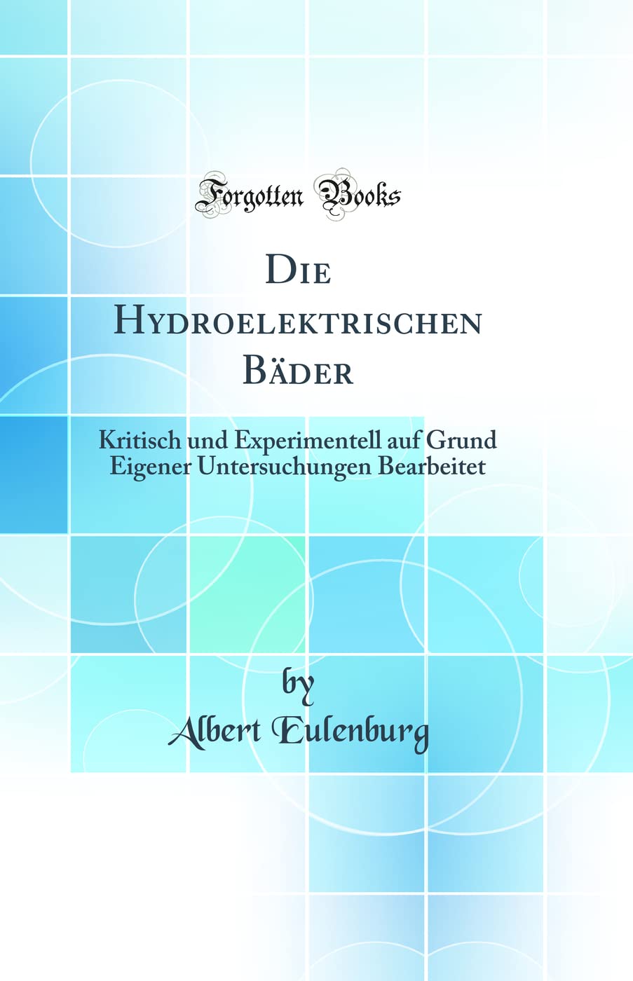 Die Hydroelektrischen Bäder: Kritisch und Experimentell auf Grund Eigener Untersuchungen Bearbeitet (Classic Reprint) Business & Technology