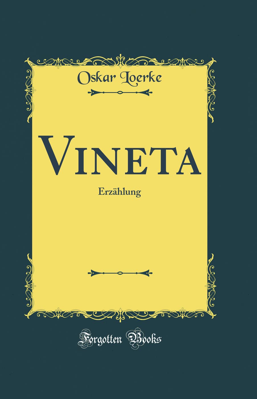 Vineta: Erzählung (Classic Reprint) Film, Art & Culture