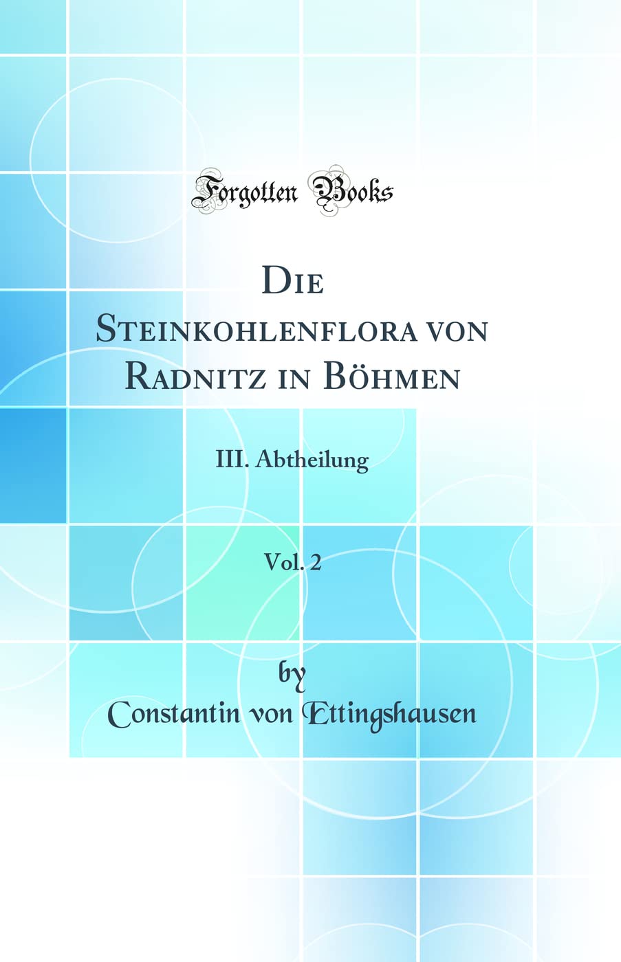 Die Steinkohlenflora von Radnitz in Böhmen, Vol. 2: III. Abtheilung (Classic Reprint) Business & Technology