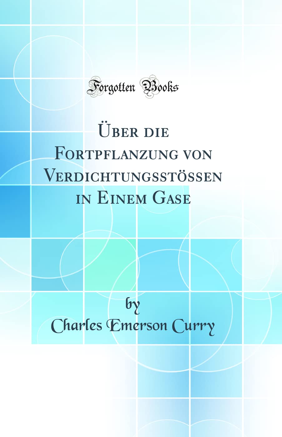 Über die Fortpflanzung von Verdichtungsstössen in Einem Gase (Classic Reprint) Mathematics