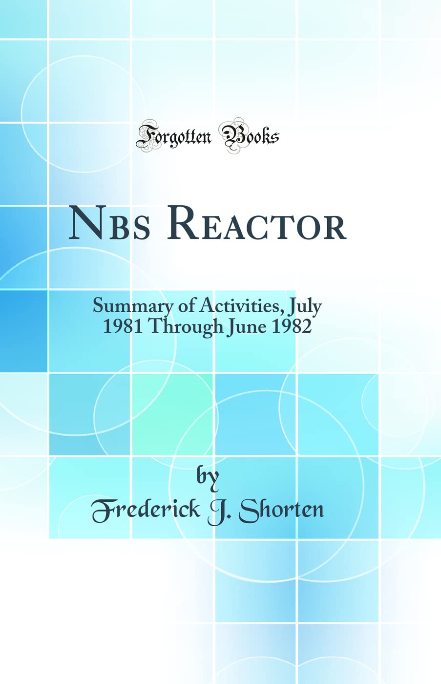 Nbs Reactor: Summary of Activities, July 1981 Through June 1982 (Classic Reprint) Business & Technology
