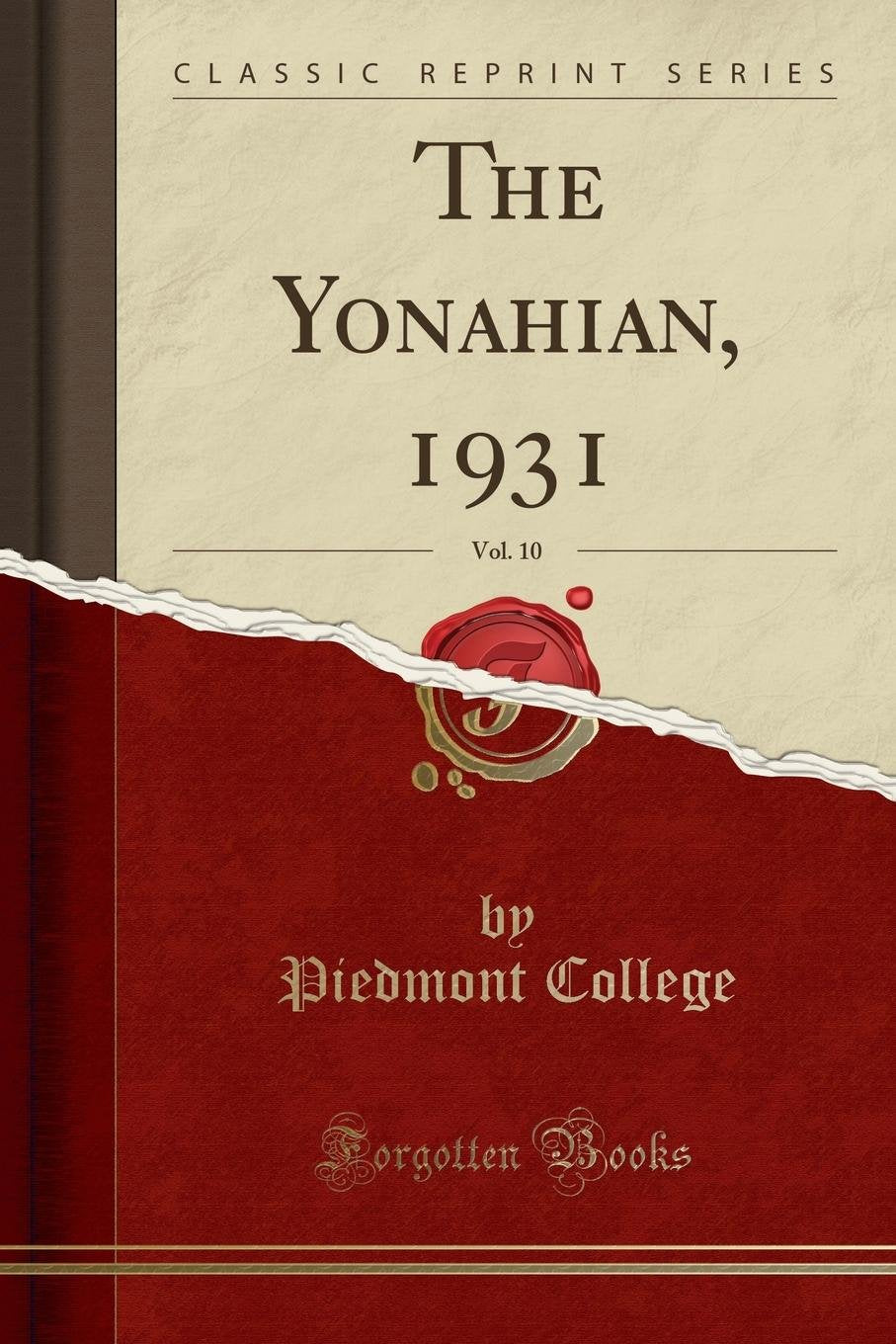 The Yonahian, 1931, Vol. 10 (Classic Reprint) Reference Books