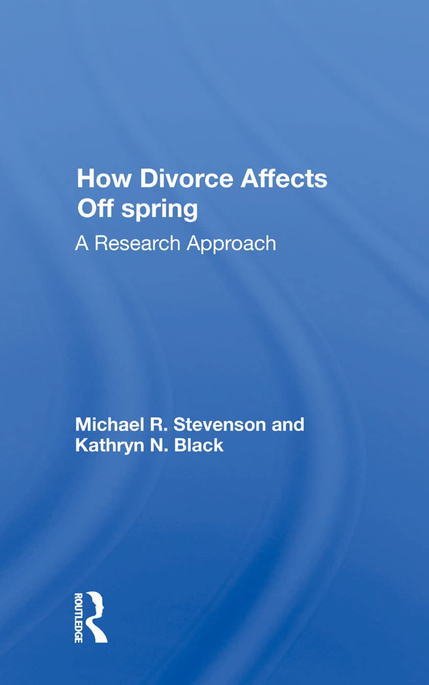 Product Image: How Divorce Affects Offspring: A Research Approach