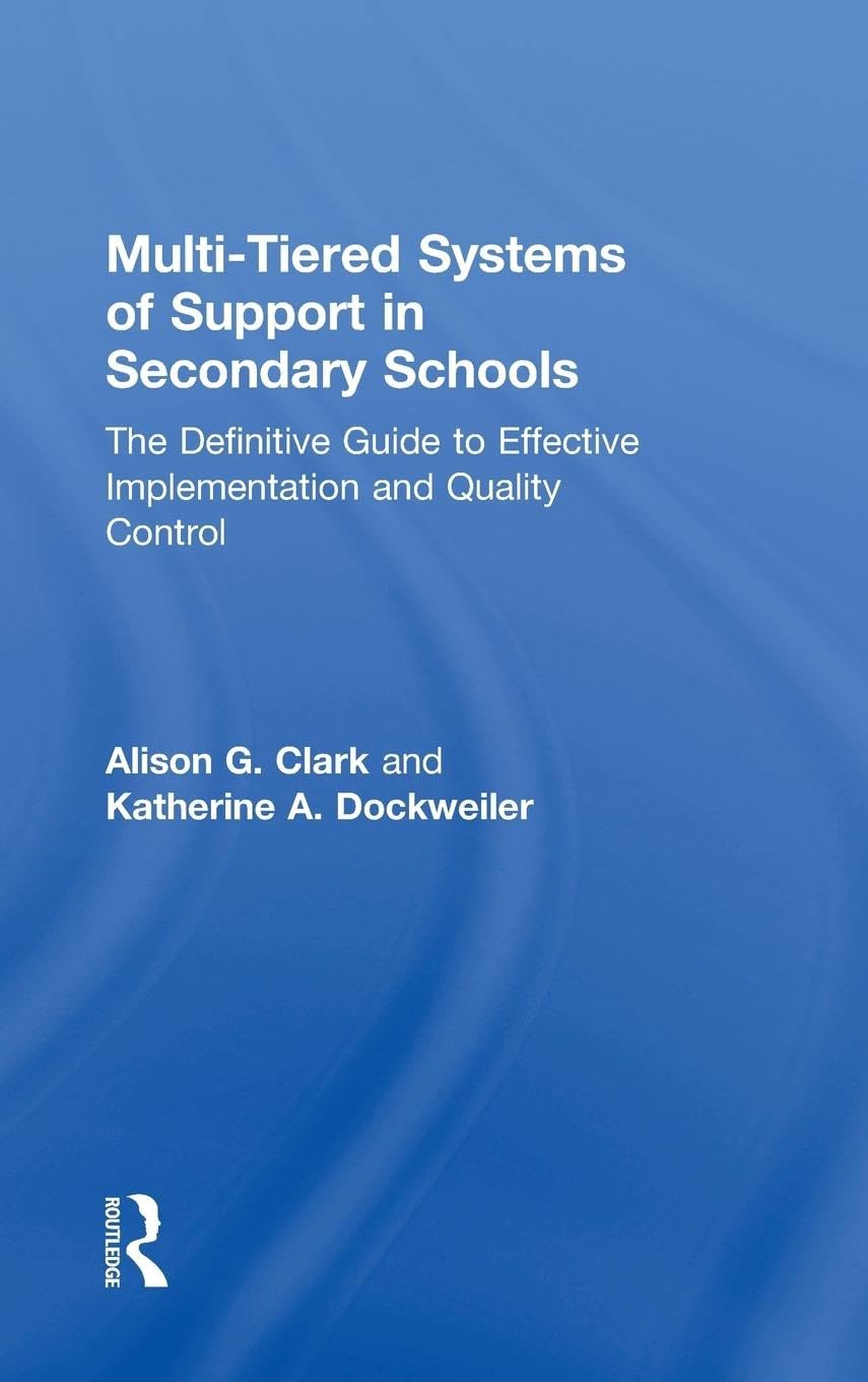 Product Image: Multi-Tiered Systems of Support in Secondary Schools