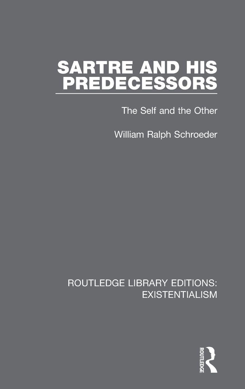 Product Image: Sartre and his Predecessors