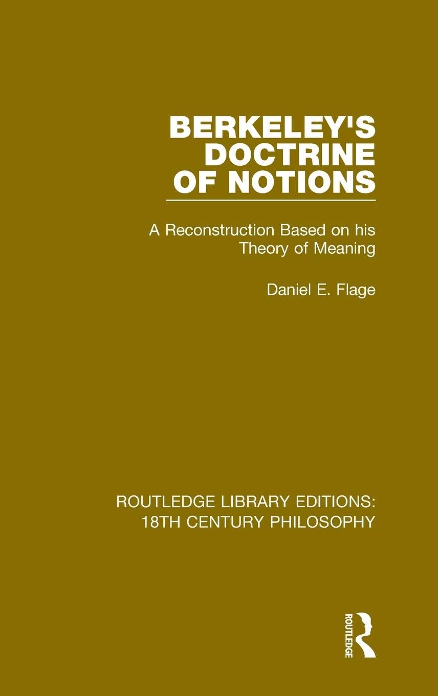 Product Image: Berkeley's Doctrine of Notions