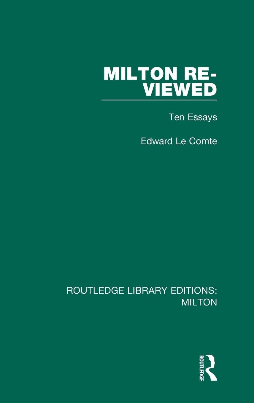 Milton Re-viewed Contemporary literature