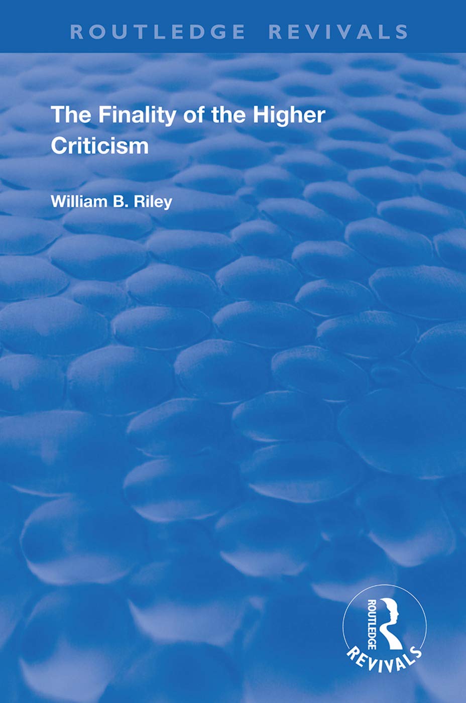 The Finality of the Higher Criticism Philosophy