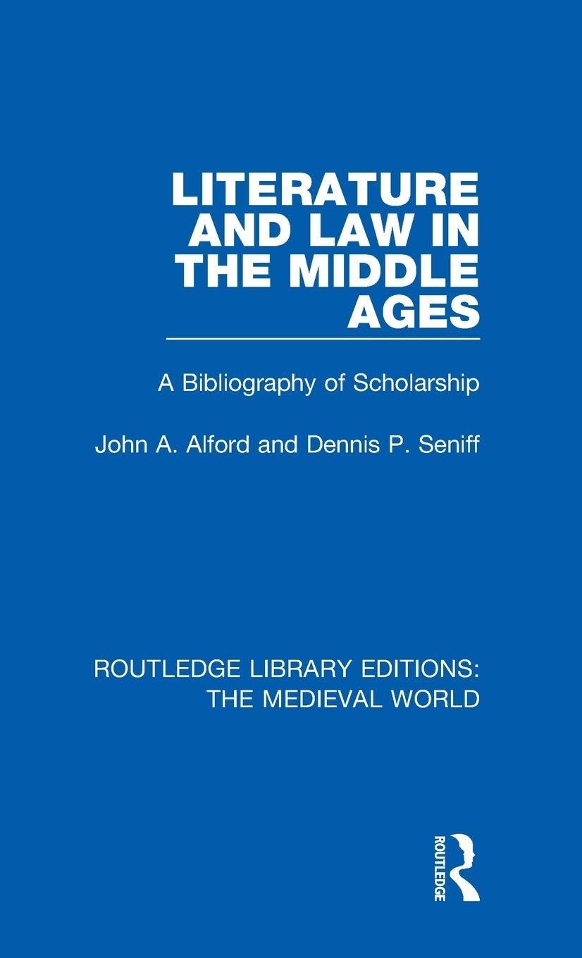 Literature and Law in the Middle Ages Contemporary literature