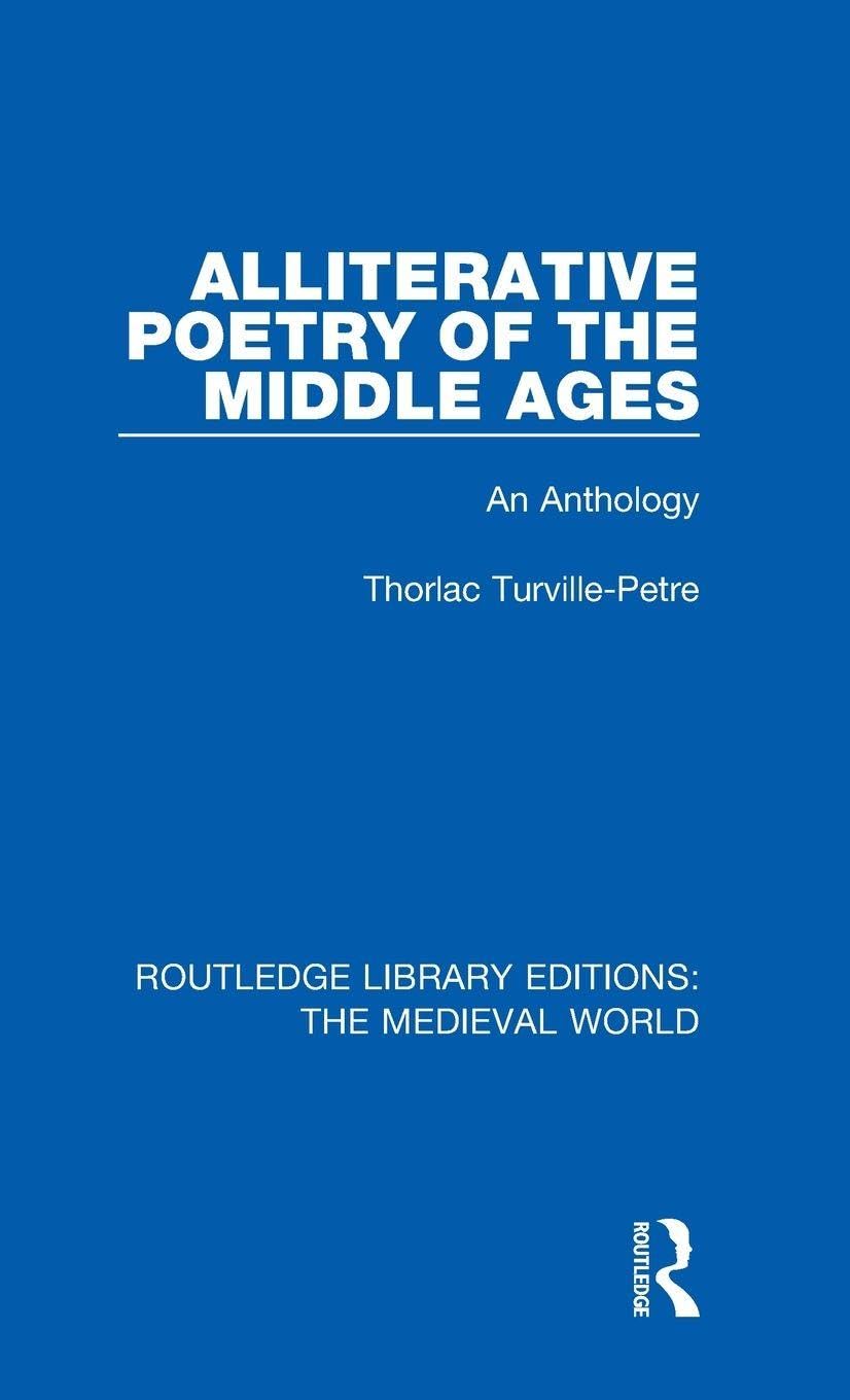 Alliterative Poetry of the Later Middle Ages Contemporary literature