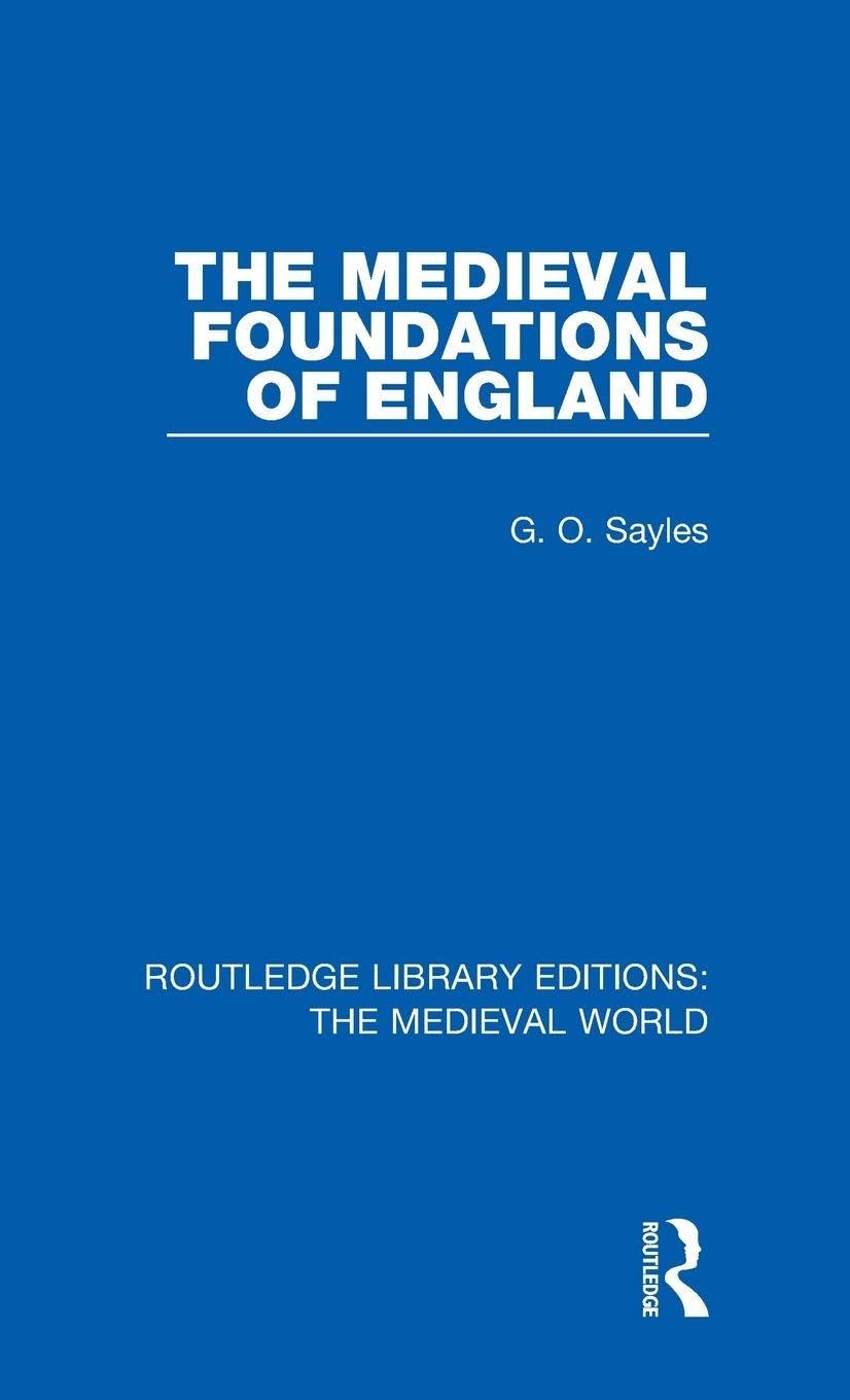 The Medieval Foundations of England Social Sciences