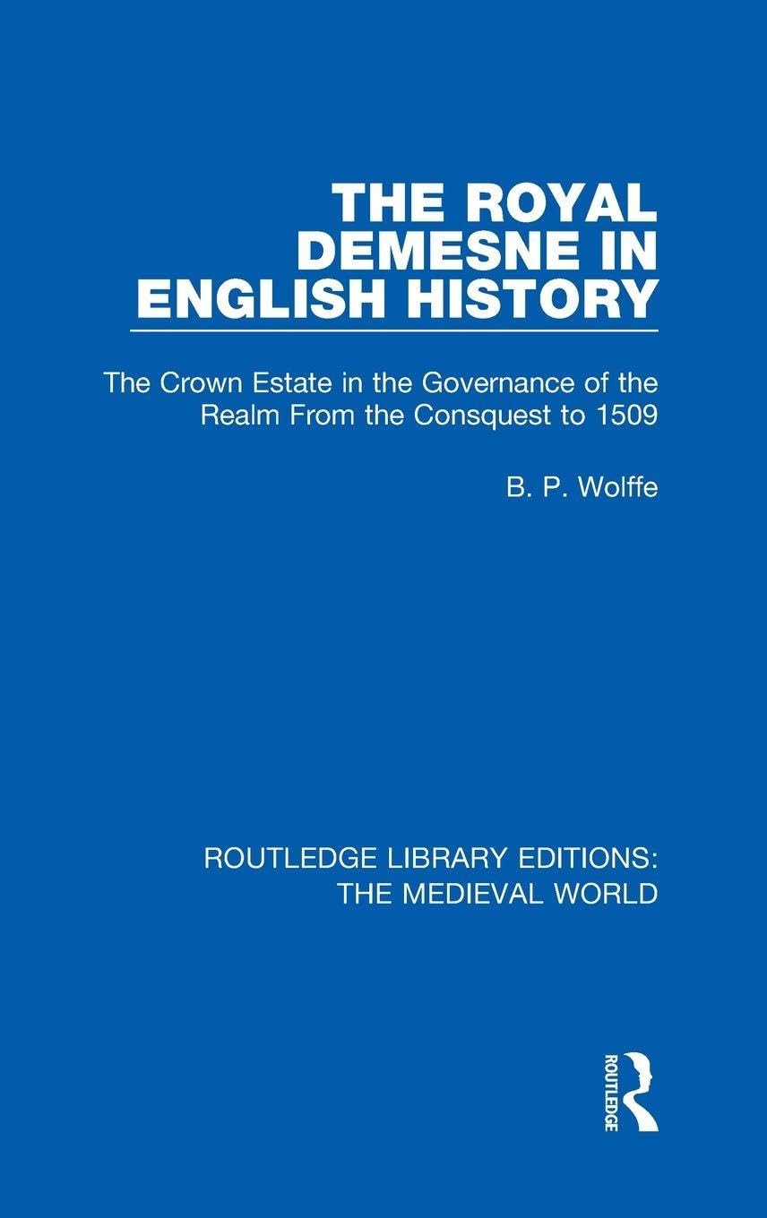 The Royal Demesne in English History Law