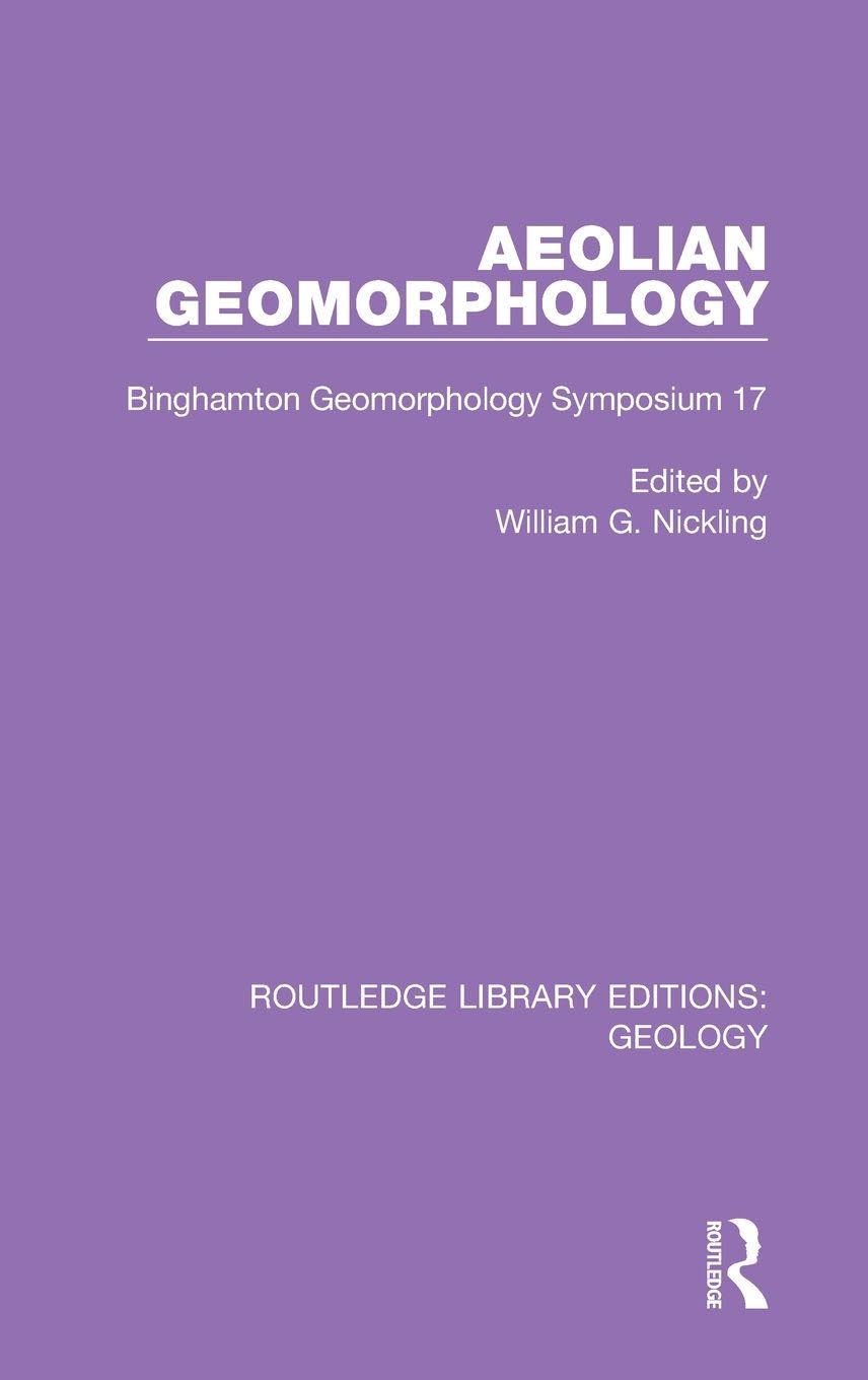 Aeolian Geomorphology Geology & Geography