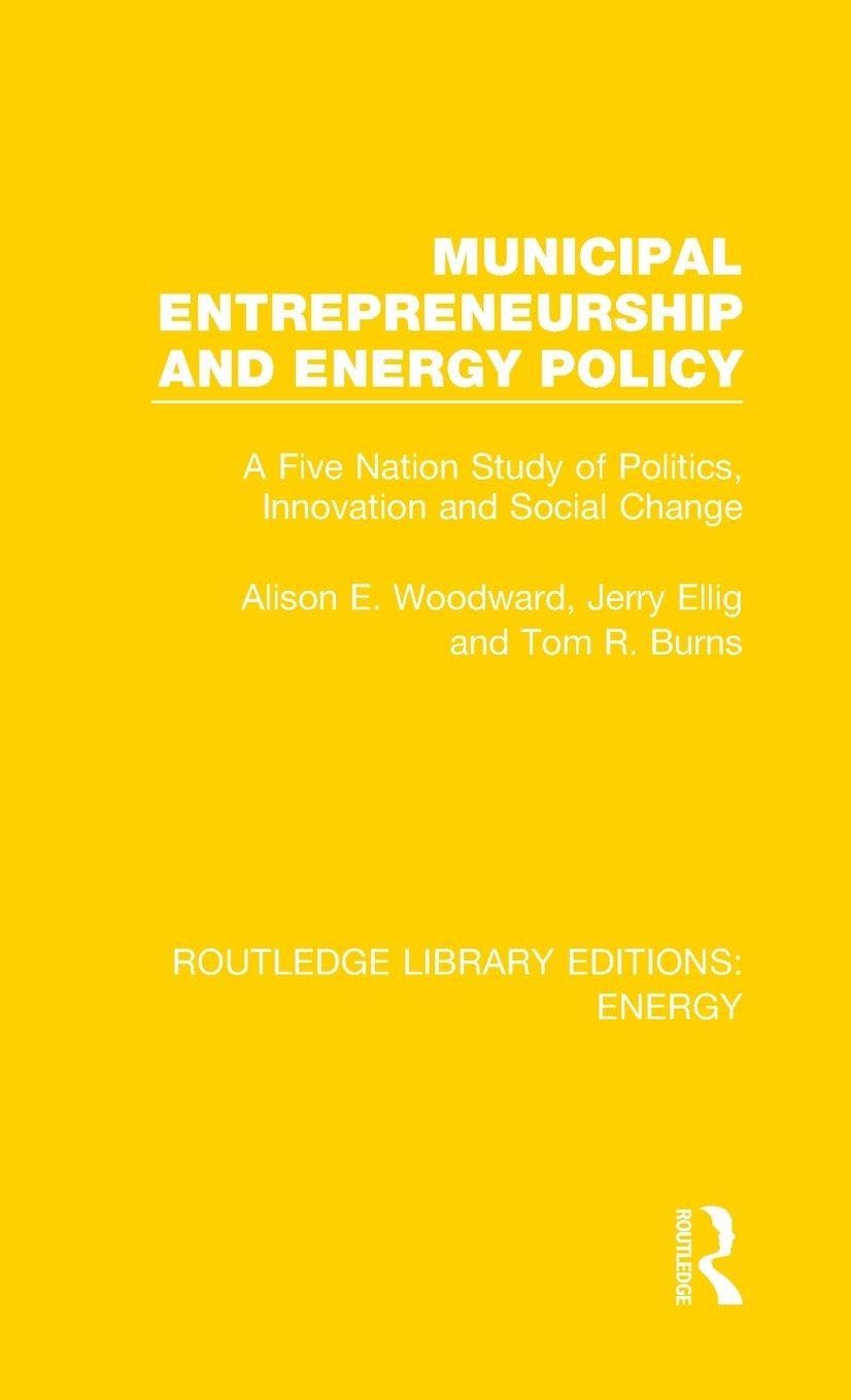 Municipal Entrepreneurship and Energy Policy Law