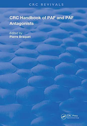 Handbook of Paf and Paf Antagonists Books
