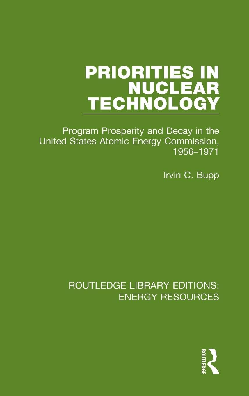 Product Image: Priorities in Nuclear Technology